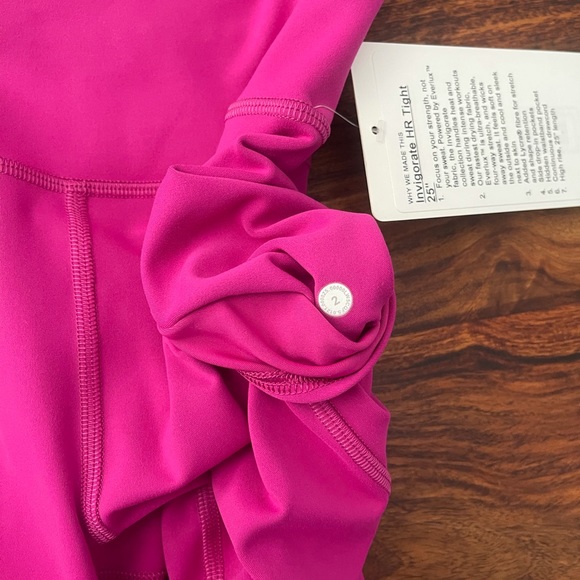 NWT LULU INVIGORATE Ripened Raspberry! - Picture 5 of 8